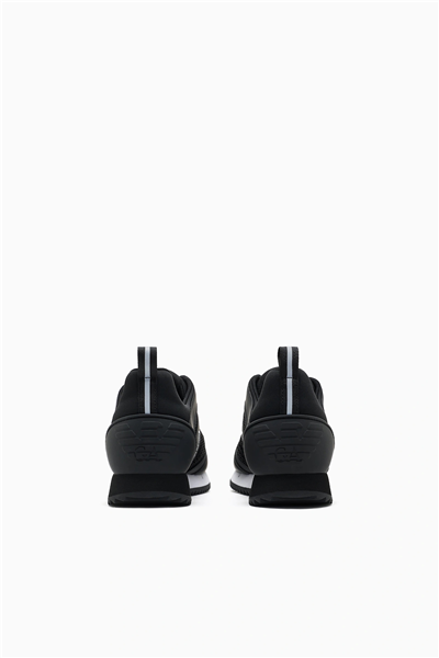 EA7 Black And White 10Th Anniversary Sneakers Siyah