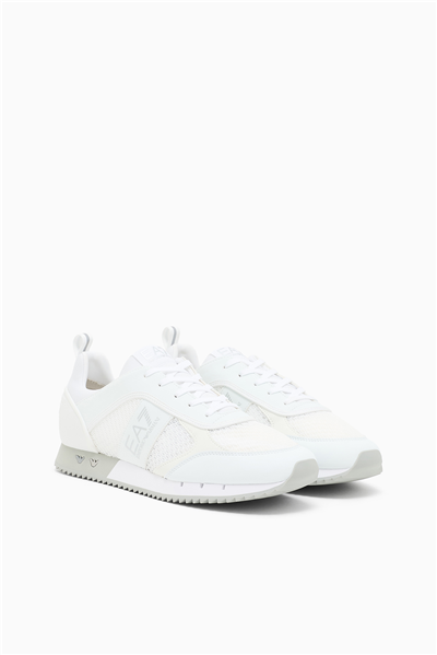 EA7 Black And White 10Th Anniversary Sneakers