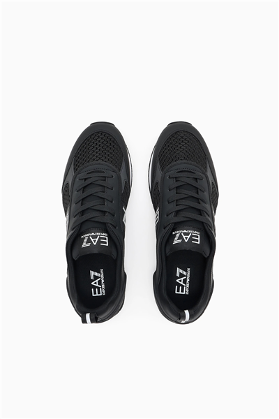 EA7 Black And White 10Th Anniversary Sneakers Siyah