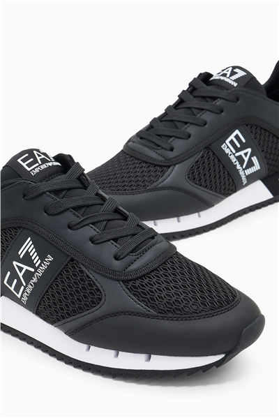 EA7 Black And White 10Th Anniversary Sneakers