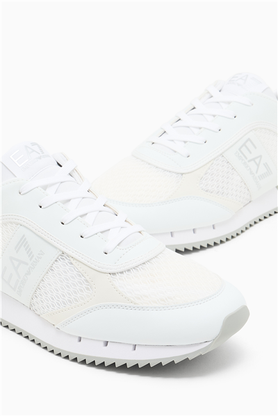 EA7 Black And White 10Th Anniversary Sneakers