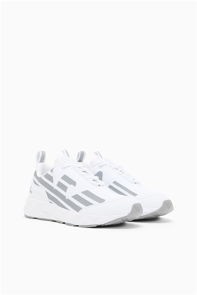 EA7 Black And White 10Th Anniversary Sneakers