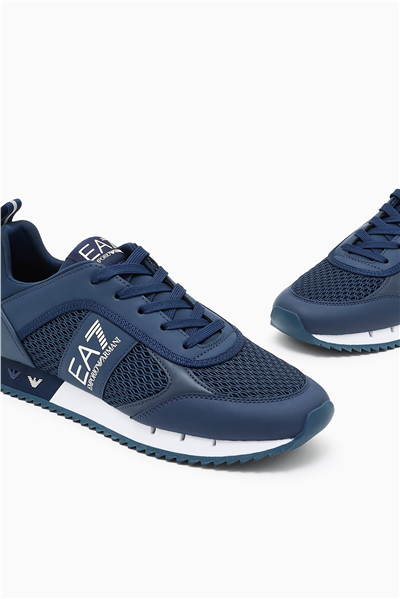 EA7 Black And White 10Th Anniversary Sneakers