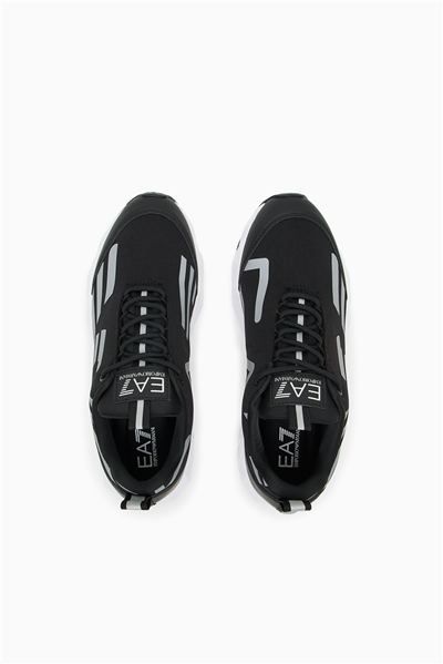 EA7 Black And White 10Th Anniversary Sneakers