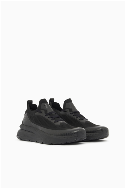 EA7 Black And White 10Th Anniversary Sneakers