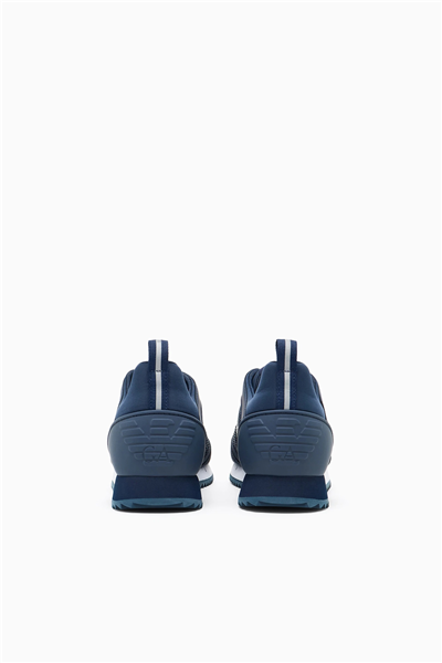 EA7 Black And White 10Th Anniversary Sneakers Lacivert