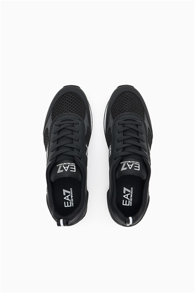 EA7 Black And White 10Th Anniversary Sneakers