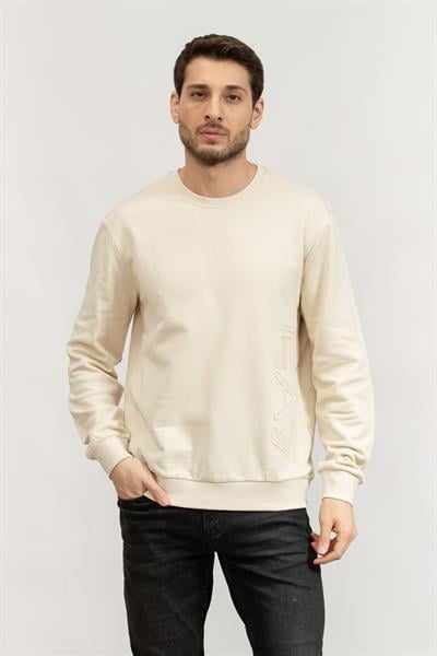 EA7 Erkek Bisiklet Yaka Sweatshirt