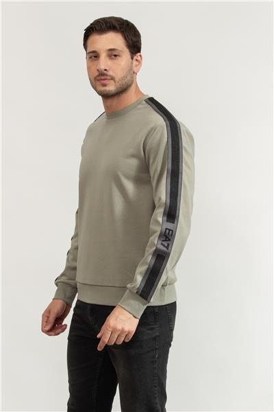 EA7 Erkek Bisiklet Yaka Sweatshirt
