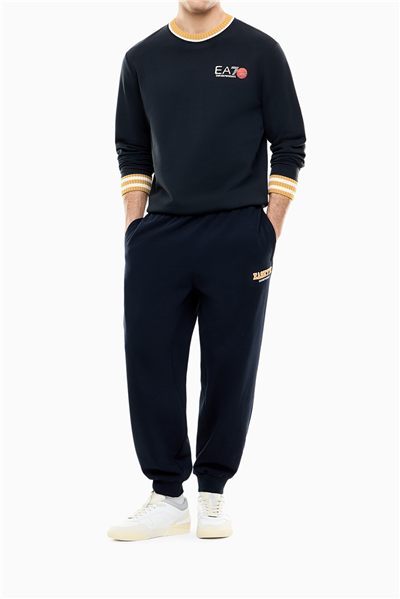EA7 Erkek Bisiklet Yaka Sweatshirt