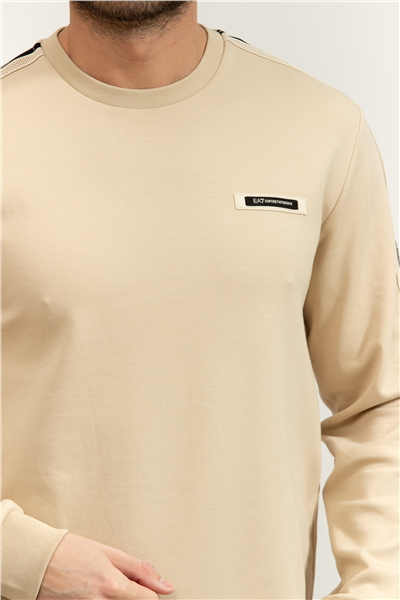 EA7 Erkek Bisiklet Yaka Sweatshirt