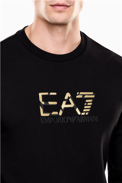 EA7 Erkek Bisiklet Yaka Sweatshirt