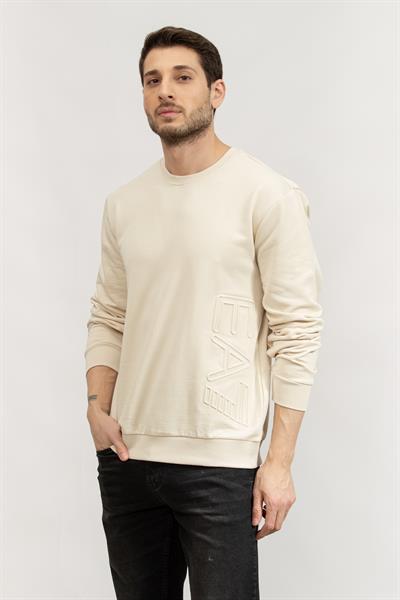 EA7 Erkek Bisiklet Yaka Sweatshirt