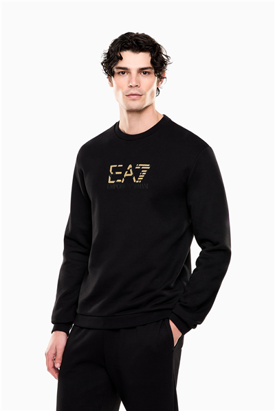EA7 Erkek Bisiklet Yaka Sweatshirt