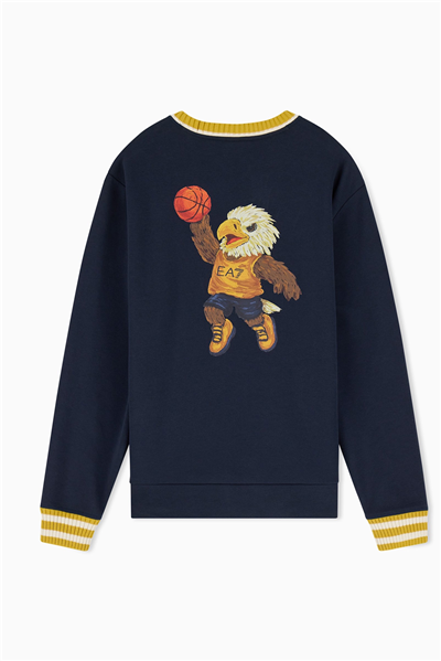 EA7 Erkek Bisiklet Yaka Sweatshirt