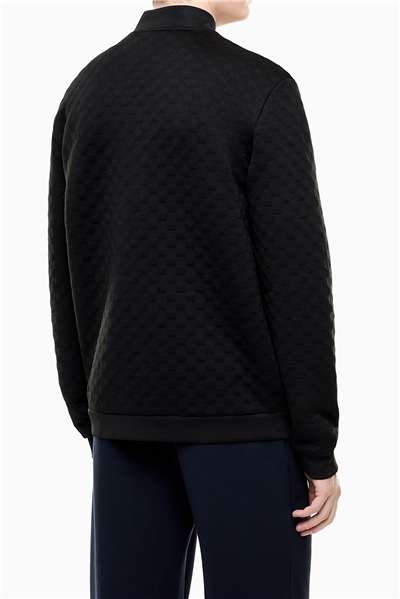 EA7 Erkek Bisiklet Yaka Sweatshirt Siyah