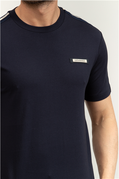 EA7 Erkek Bisiklet Yaka T-Shirt