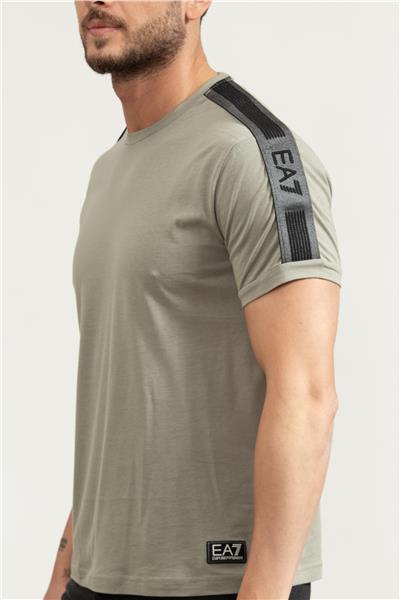 EA7 Erkek Bisiklet Yaka T-Shirt
