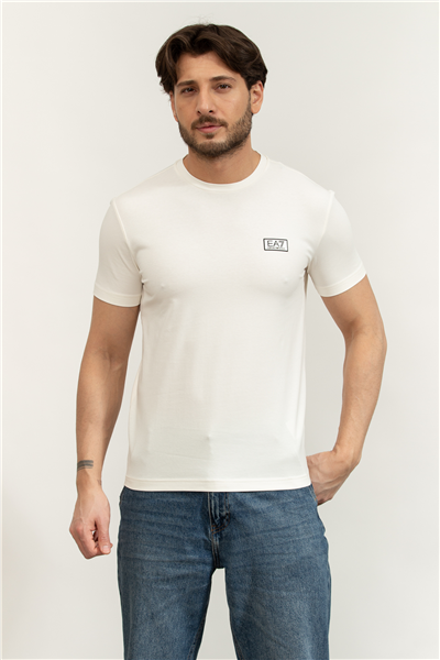 EA7 Erkek Bisiklet Yaka T-Shirt