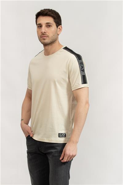 EA7 Erkek Bisiklet Yaka T-Shirt