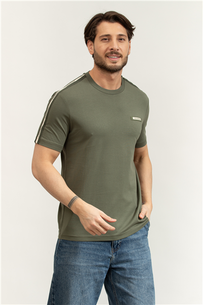 EA7 Erkek Bisiklet Yaka T-Shirt