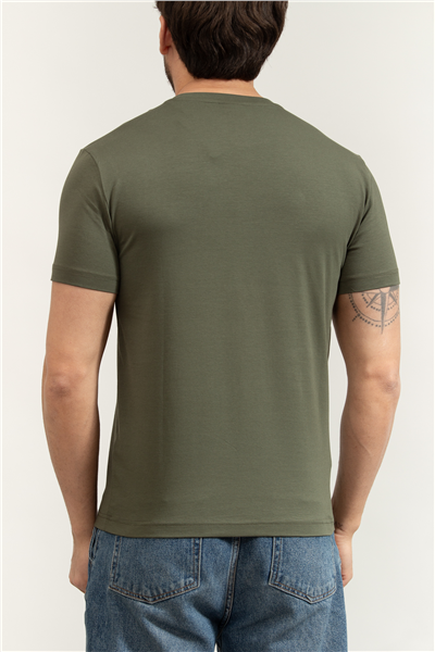 EA7 Erkek Bisiklet Yaka T-Shirt