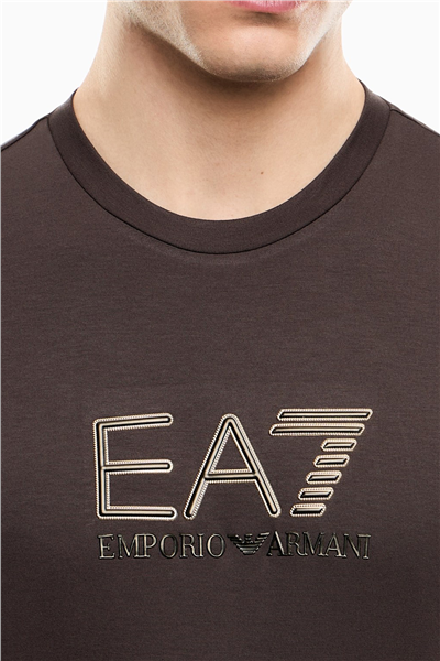 EA7 Erkek Bisiklet Yaka T-Shirt