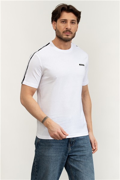 EA7 Erkek Bisiklet Yaka T-Shirt