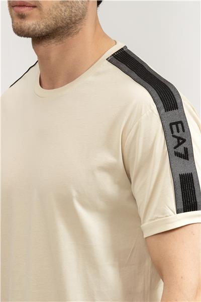 EA7 Erkek Bisiklet Yaka T-Shirt