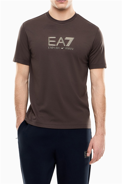 EA7 Erkek Bisiklet Yaka T-Shirt
