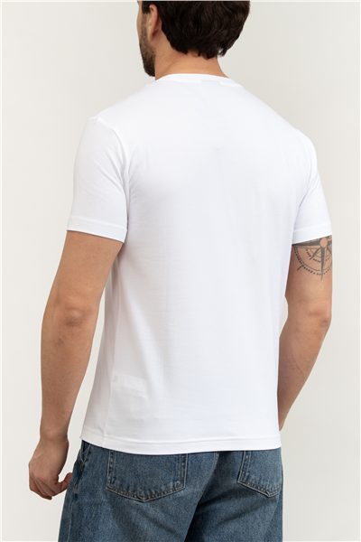 EA7 Erkek Bisiklet Yaka T-Shirt