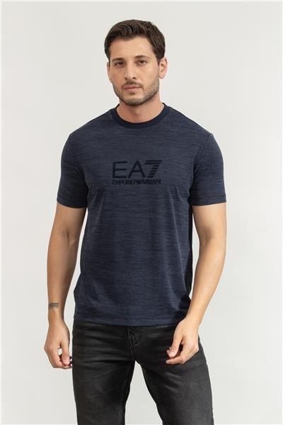 EA7 Erkek Bisiklet Yaka T-Shirt