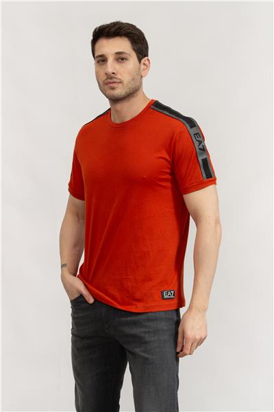 EA7 Erkek Bisiklet Yaka T-Shirt