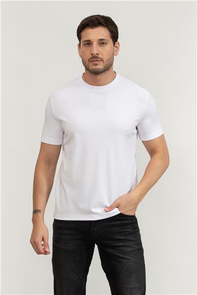 EA7 Erkek Bisiklet Yaka T-Shirt