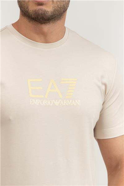EA7 Erkek Bisiklet Yaka T-Shirt