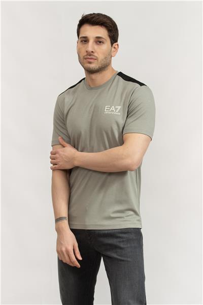 EA7 Erkek Bisiklet Yaka T-Shirt