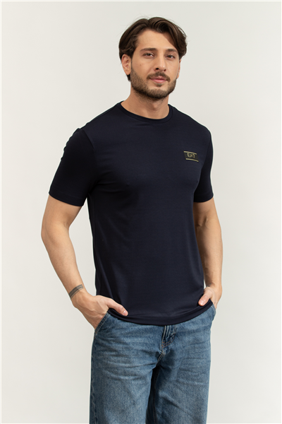 EA7 Erkek Bisiklet Yaka T-Shirt