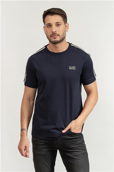 EA7 Erkek Bisiklet Yaka T-Shirt