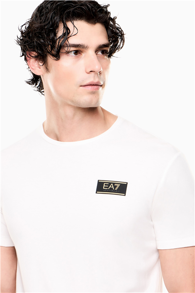 EA7 Erkek Bisiklet Yaka T-Shirt