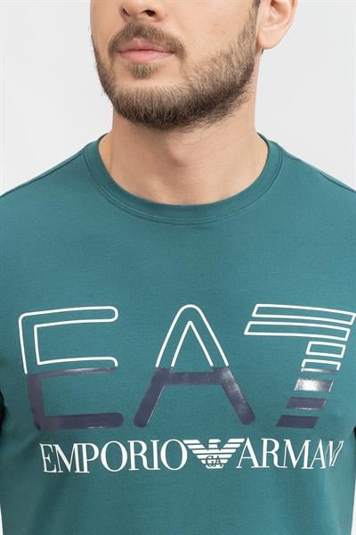 EA7 Erkek Bisiklet Yaka T-Shirt