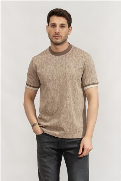 EA7 Erkek Bisiklet Yaka T-Shirt
