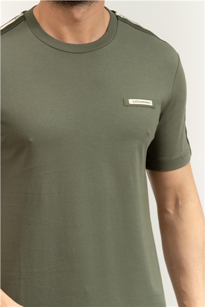 EA7 Erkek Bisiklet Yaka T-Shirt