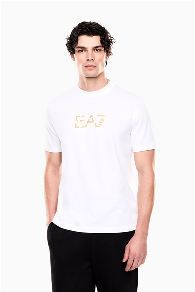 EA7 Erkek Bisiklet Yaka T-Shirt