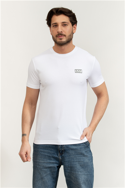 EA7 Erkek Bisiklet Yaka T-Shirt