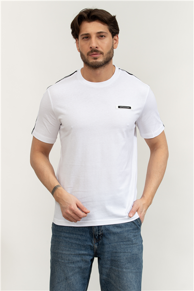 EA7 Erkek Bisiklet Yaka T-Shirt