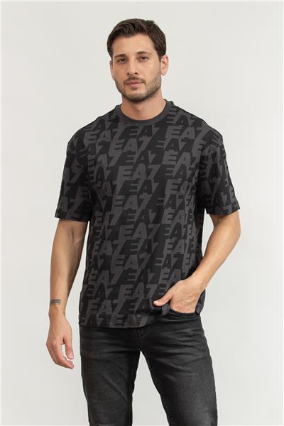 EA7 Erkek Bisiklet Yaka T-Shirt