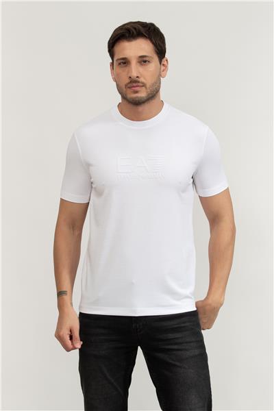 EA7 Erkek Bisiklet Yaka T-Shirt