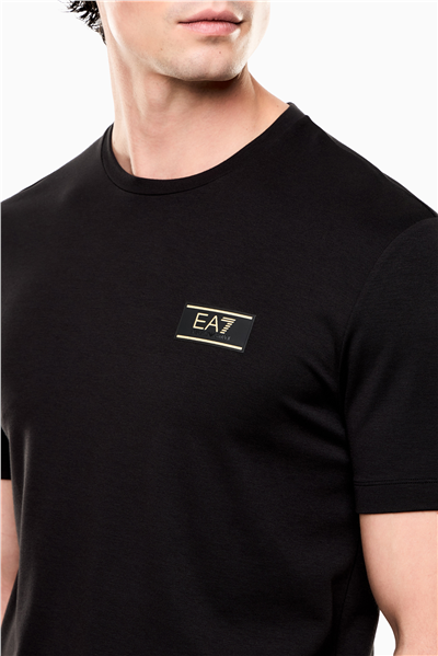 EA7 Erkek Bisiklet Yaka T-Shirt