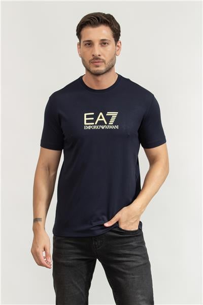 EA7 Erkek Bisiklet Yaka T-Shirt