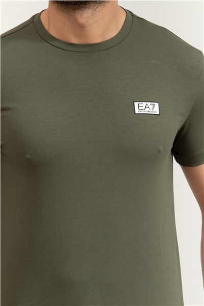 EA7 Erkek Bisiklet Yaka T-Shirt